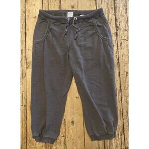 LOGG womens size s brown cropped jogger pants